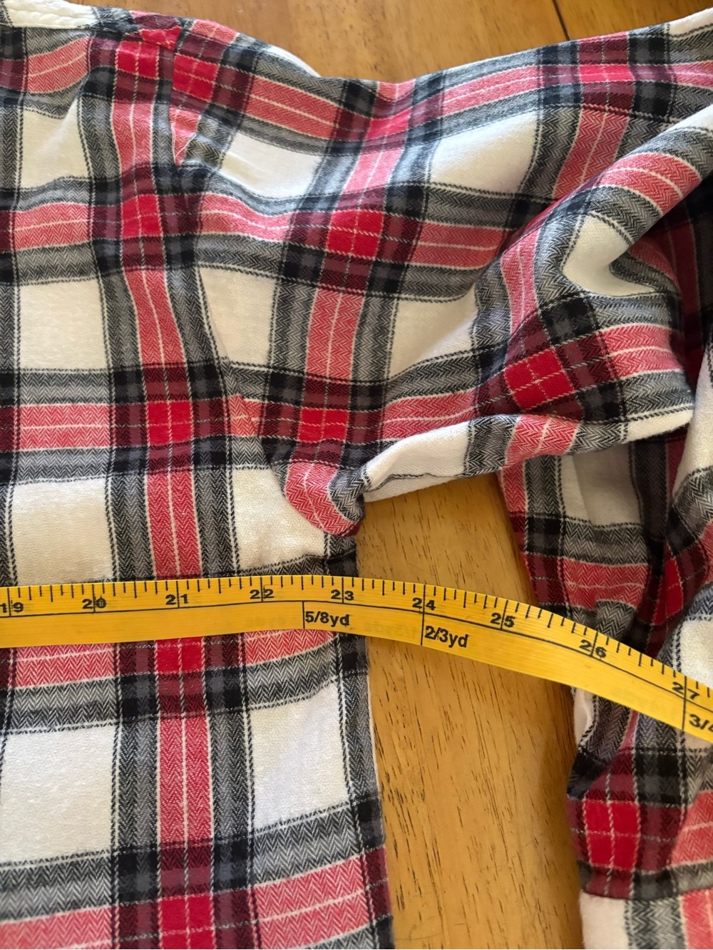 LOFT Red, White and Black Plaid Button-Down Shirt - Picture 8 of 10